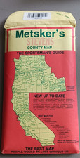 Vintage Metskers Washington State County Maps...