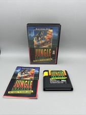 Jungle Strike Sega Genesis CIB Complete Box Manual 1993 EA Desert Strike Sequel