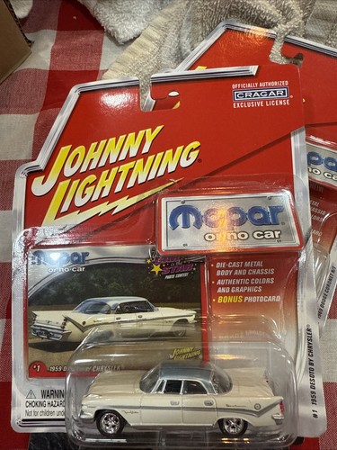 Johnny Lightning Mopar Or No Car 1959 De Soto By Chrysler White Lightning