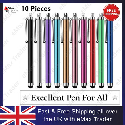 10 X STYLUS STIFTE BILDSCHIRM TOUCH GUMMISPITZE FÜR TABLET ANDROID HANDYS