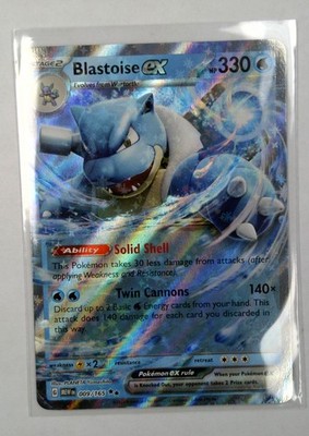 Blastoise EX 009/165 Rare Pokmon TCG