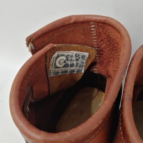Chippewa Stiefel 91067 Engineer Boots Vibram Sohle Leder Braun Größe 8,5E - Bild 9 von 15