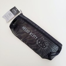 Sanrio Hello Kitty Pouch Mesh Lightweight Pen Pencil Case Stationary Japan NWT