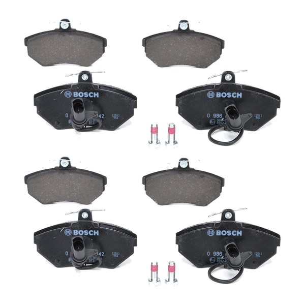 2 BremsbelagsäTze Scheibenbremsen 19,5 Mm Bosch FüR U.A. Audi A4-image
