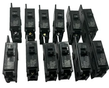 LOT OF 12 SIEMENS BQ1B015 I-T-E CIRCUIT BREAKER 15A 1 POLE TYPE BQ 120/240V 🎯