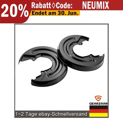 Abdeckblech Ankerblech Bremsankerblech für VW T5 Schwarz L+R Heck 7E0615611