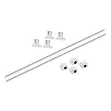 2 Pcs 1000mm Linear Motion Rail Guide with 4 PCS SCS8UU Bearing SK8 Rail Support