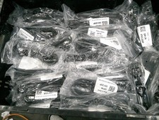 Lot of 100 Dell 5120P 3-Prong 6FT Standard PC Monitor Printer Power Cord Cable