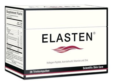 ELASTEN Clinically Tested Collagen Complex for Radiant Skin from Within   Red...