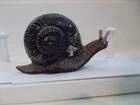 Fenton Glass H/P Amethyst Snail, 2018 by  Susan Bryan