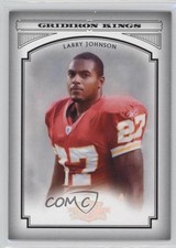 2006 Donruss Threads Pro Gridiron Kings Silver 57/250 Larry Johnson #PGK-31 1u9