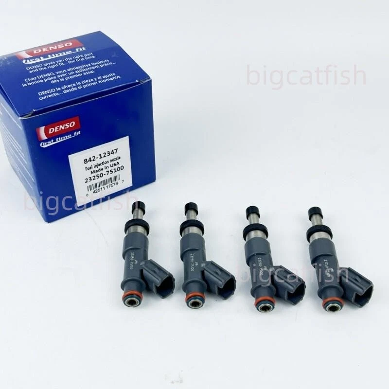 Inyector de combustible Denso 2005-2016 genuino 4 piezas para Toyota Tacoma 2,7 L I4 Foto 2 de 4