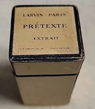 Vintage France Lanvin PRETEXTE Extrait De PARIS France Original Box