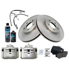 Front Brake Pad & Rotor Kit Ceramic Fits Ford Mercury