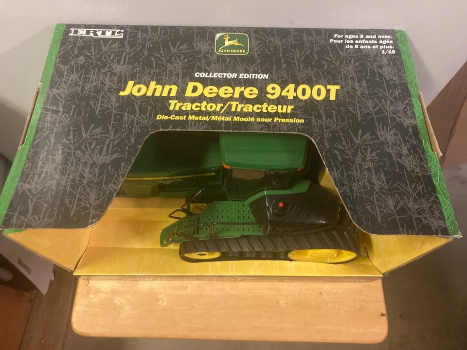ERTL JOHN DEERE 1/16 SCALE DIECAST 9400T TRACTOR -COLLECTOR EDITION- NEW IN BOX - Image 2 of 2