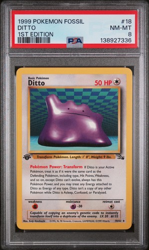 Ditto (1st Edition) graded PSA 8 for sale on eBay