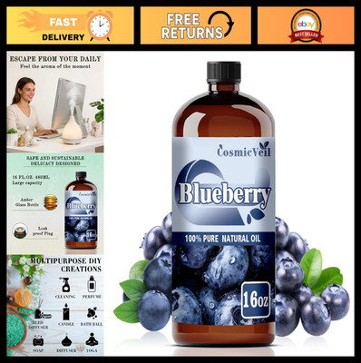 Blueberry Essential Oil for Diffuser, Humidifier, Home Fragrance, Massage & DIY
