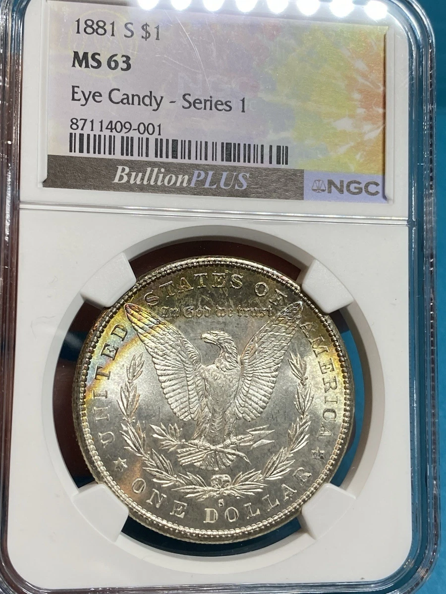 1881年 モルガン・ダラー $1 MS 63 MS 63 Graded 1881 Year Morgan US Dollars (1878-1921) for sale | eBay