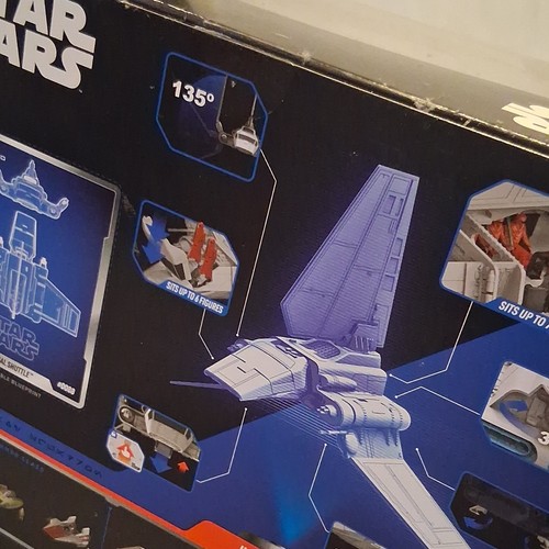 Star Wars Micro Galaxy Squadron Series 4 Imperial Shuttle w/ Emperor Palpatine - Picture 5 of 8