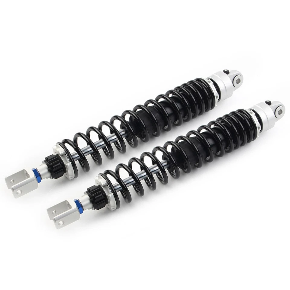 425mm 16.7" Rear Shock Absorber Air Suspension For Honda Yamaha Suzuki ATV Black - Image 3 of 4