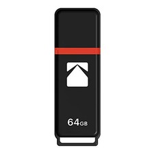 Kodak USB Flash Drive 64 GB - K100 Classic Black mat Casing 64GB, /Red 
