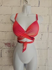 Swimsiut Bikini Wrap Around Tie Swim Top S-DD Multicolor Adj. Straps Underwire