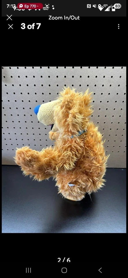 Bear In The Big Blue House Singing Dancing Cha-Cha 14” Plush 1999 Mattel WORKS!! - Image 2 of 4