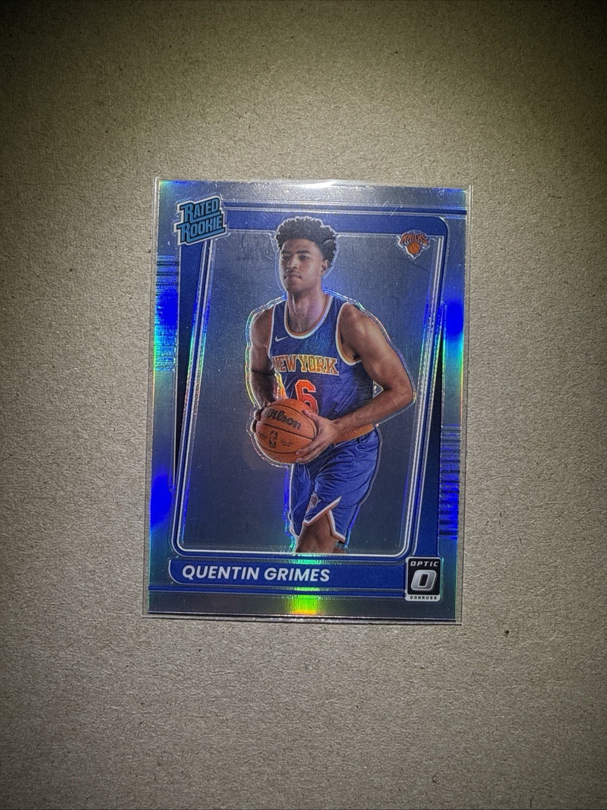 2021-22 Donruss Optic - Quentin Grimes #166 (RC) New York Knicks