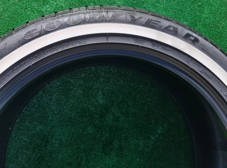 285/45R21 Goodyear Eagle NCT5 Tire Rolls Royce Phantom White Stripe Whitewall - Image 4 of 4