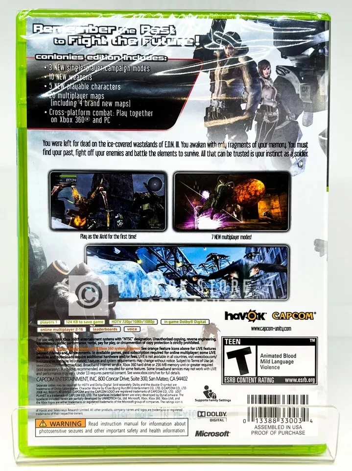 Lost Planet + Lost Planet 2 - Xbox 360 - Brand New | Factory Sealed - Image 4 of 4