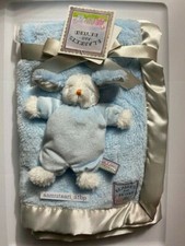 NWT Blankets and Beyond Puppy Dog Blanket Set Puppy Dog Plush Toy 30"x30"