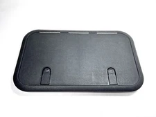 TH Marine HDS-1119-1-DP, Black Rectangular Boat Hatch 16-1/8" x 8-1/4"