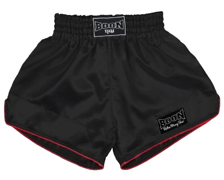 Negro Talla S Pantalones cortos de boxeo y artes marciales