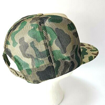 VTG Speedy's Kart Shop Hwy 129 North Gainesville Georgia Mesh SnapBack  Camo Hat