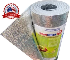 Rollo de lámina de ingeniería aislante reflectante de 16 pulgadas x 50 pies NEW