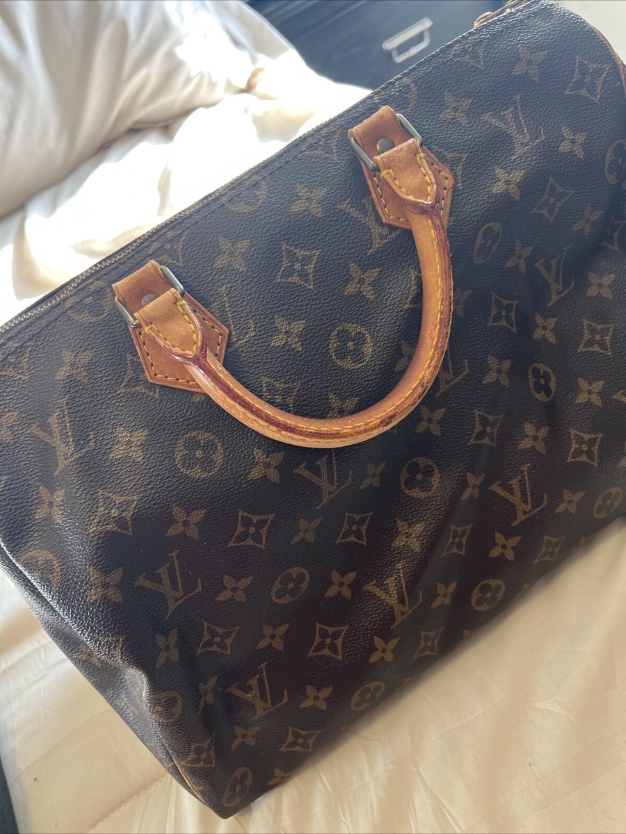 Louis Vuitton Speedy Duffle 35 Brown Canvas Monogram