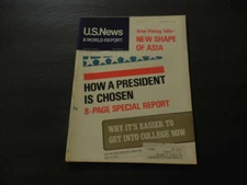US News World Report Mar 6 1972 College; Presidential Elections; Asia   ID:20740