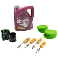 Set FüR Kawasaki VN 750 Vulcan 86-95 ÖL Wartung 4L Luftfilter ÖLfilter ZüNdkerze