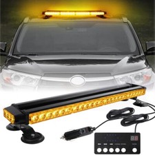 54 Led Emergency Strobe Warning Rooftop Double Side Amber Beacon Light Bar 27 54 Led Emergency Strobe Warning Rooftop Double Side Amber Beacon Light Bar 27
