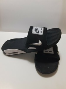 Nike Air Max 90 Slide Black White Men's Size 10 Sandals | eBay