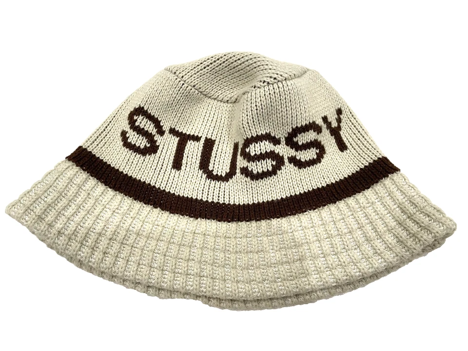 Stussy Jacquard Knit Bucket Hat SZ S/M - Image 2 of 4