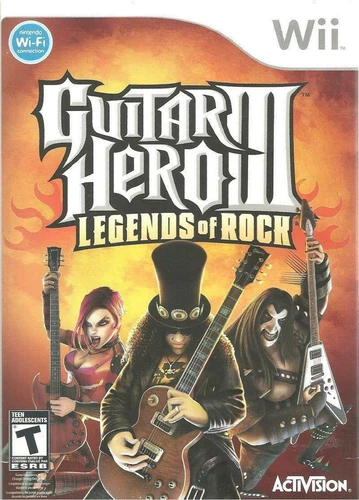 Guitar Hero III: Legends of Rock (Nintendo Wii, 2008) GAME ONLY - NEW