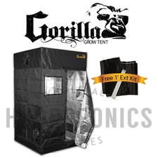 Gorilla Grow Tent - Best Quality Grow Tent - 12" Height Extension - IR Blocker