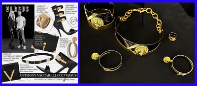 ANTHONY VACCARELLO x VERSUS VERSACE DOUBLE HOOPED LION SET