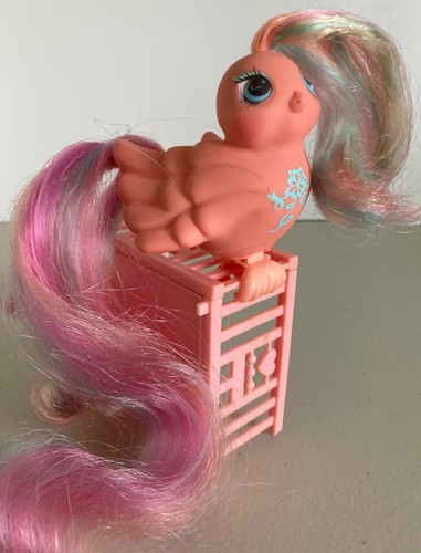 1987 My Little Pony Fairy Tails Bird Tu Tu Tails Vintage White G1 Mlp