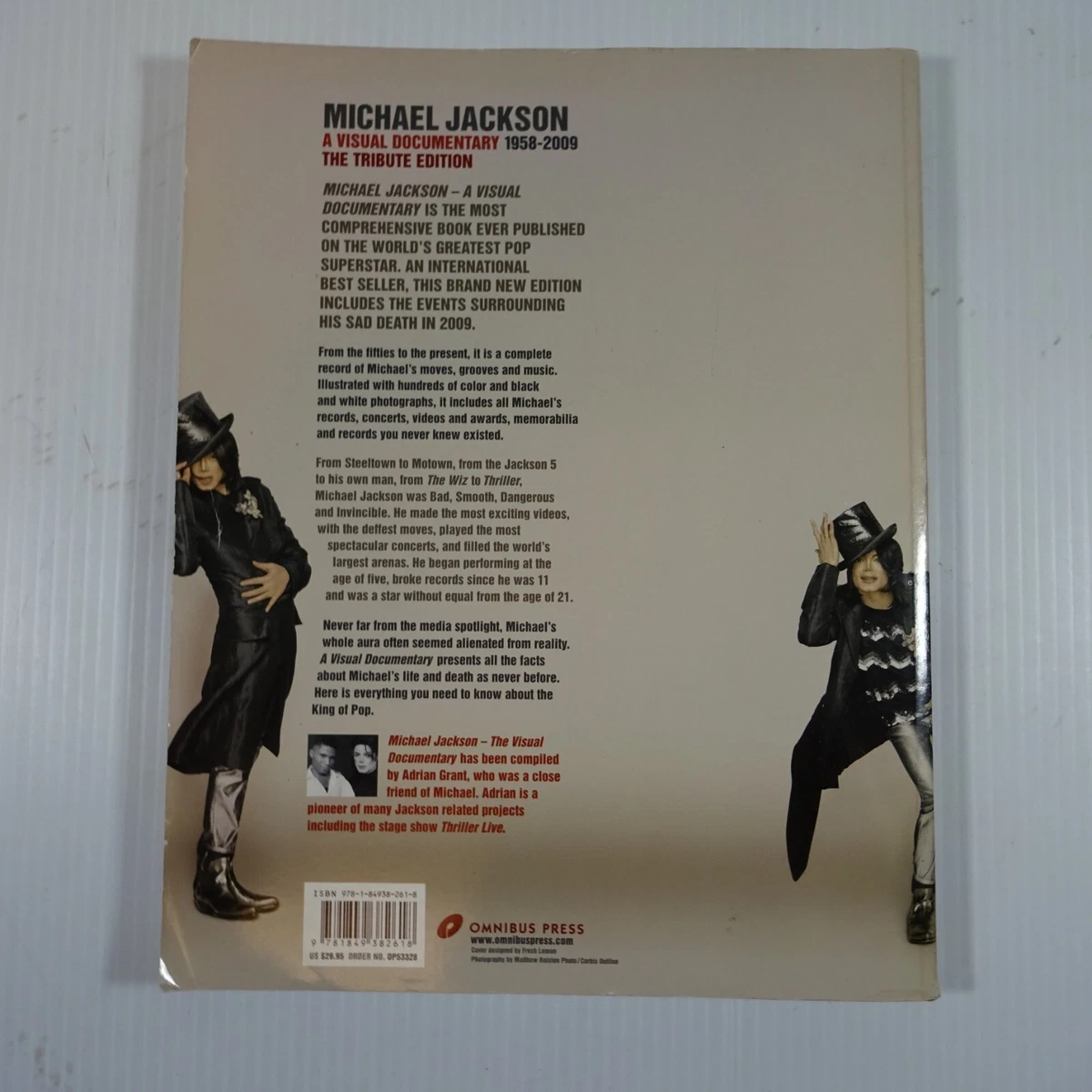 Michael Jackson: A Visual Documentary 1958-2009 by Adrian Grant Paperback  Book