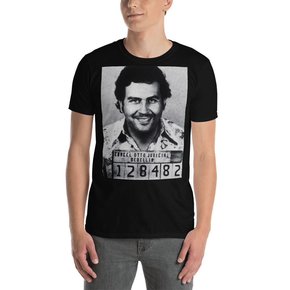 T-shirt Netflix Narcos Pablo Escobar - Blanc - Neuf Avec étiquettes - Taille S - Coton 100%