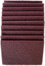 compatible with Scotch Scuff Pads Fine Maroon Hand Sanding Pads 20/Bx