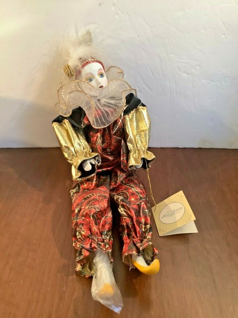 porcelain jester doll