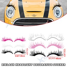 Eyelash Car Sticker Headlight Waterproof Self Adhesive For Mini Cooper Beetle